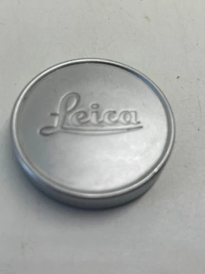 Leica OEM M39 C chrome front lens cap used nice - Image 1 of 2