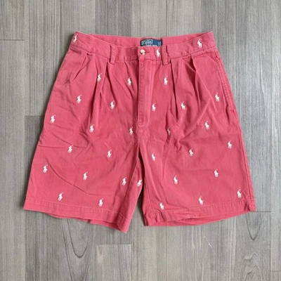 Polo Ralph Lauren Tyler Shorts Mens Large Chino Embroidered Pony Classic Summer - Image 1 of 4