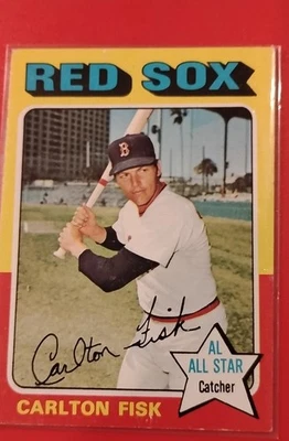 1975 Topps - Carlton Fisk #80 - Image 1 of 2