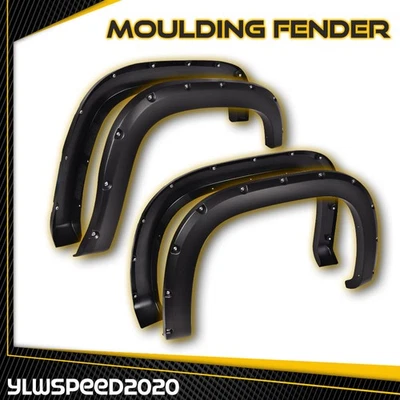 Fender Flares Pocket Rivet Offroad Fit For 2007-2013 GMC Sierra 1500 H/P - Image 1 of 4
