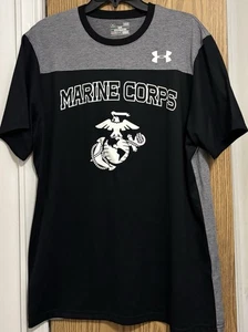 Under Armour Heatgear Loose Fit Marine Corps Kurzarm Herren Hemd Gr. L - Bild 1 von 5