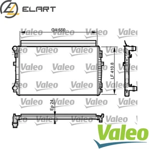 RADIATOR ENGINE COOLING 735558 FOR VW CADDY/CALIFORNIA/Camper/MPV/Box/Body/MPV - Picture 1 of 8