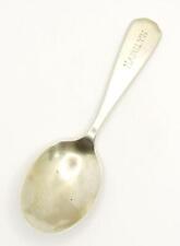 Souvenir Spoon Maker Webster Silver Alloy 830 Length 4 1/8"  Monogram Marilyn