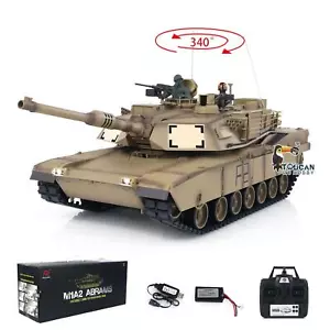 On Sale 2.4Ghz Henglong 1/16 Plastic Ver 7.0 M1A2 Abrams RTR RC Tank 3918 Model - Picture 1 of 12