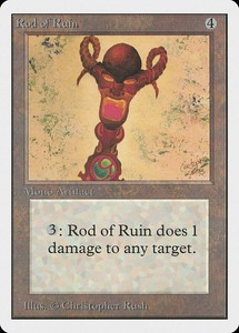 MTG Rod of Ruin  – Unlimited Card # 269
