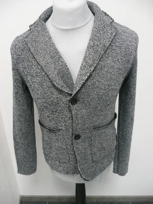 Jack & Jones Stricksakko grau meliert Herren M - Bild 1 von 4