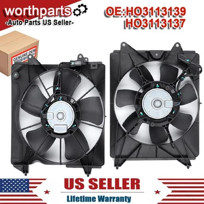 AC Radiator Cooling Fan For 2016 2017 2018 Honda HR-V 1.8L HO3113137 HO3113139 Foto 1 de 4