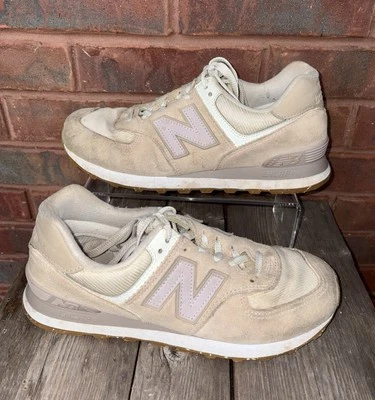 New Balance 574 Rosa Espacial Angora Mujer’s Talla 9 Zapatos para Correr Tenis Tostado Foto 1 de 4