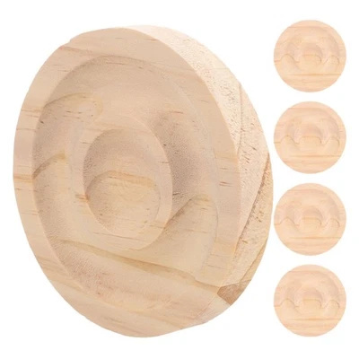 Bandeja de almacenamiento de 5 piezas de madera para rebordear platos joyería pulsera Foto 1 de 4