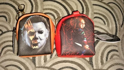 Halloween II Michael Myers & Chucky Micro Llavero Mochilas/Dulces Nuevo Paquete de Dos Foto 1 de 3