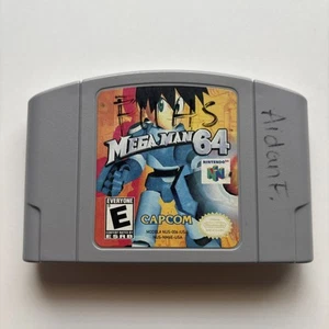 Mega Man Nintendo 64 N64 Auténtico Limpio Probado Marvel Capcom - Imagen 1 de 8