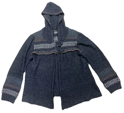 Royal Robbins Cardi Sweater Womens Size XL 2 Button Hooded Wool Blend Cardigan - Image 1 of 4