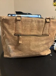 Queork Geldbörse Handtasche groß Unikat Kork Made Spezialstück - Bild 1 von 8