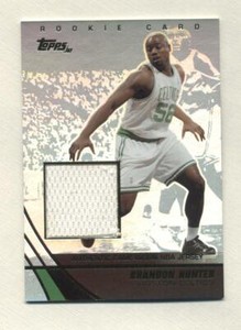 2004-05 Topps JE Brandon Hunter Rookie Jersey card (Celtics)