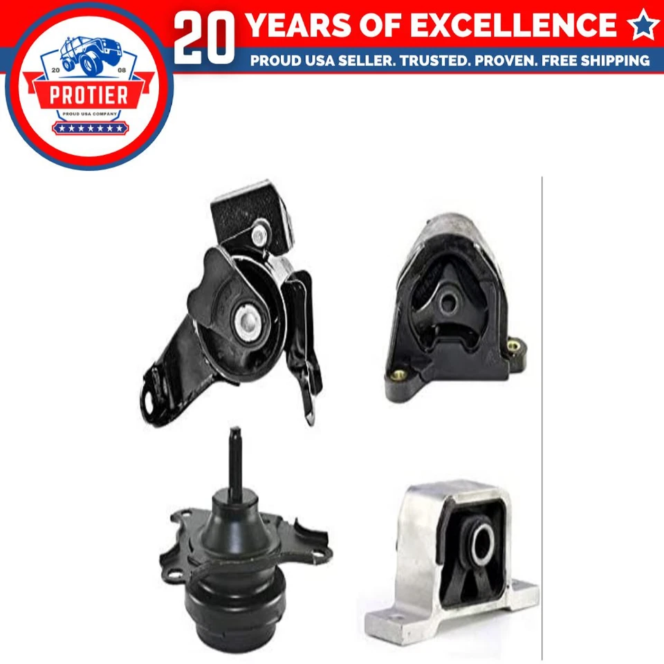 Se adapta a Honda Element 2007-2009 2,4 L automático, juego de montaje de motor y transmisión 4 piezas: A6597, Foto 1 de 2