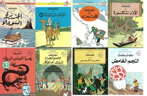TINTIN Hergé 17 Books in Arabic Edition, Adventure magazines, Children Books. - Picture 1 of 18