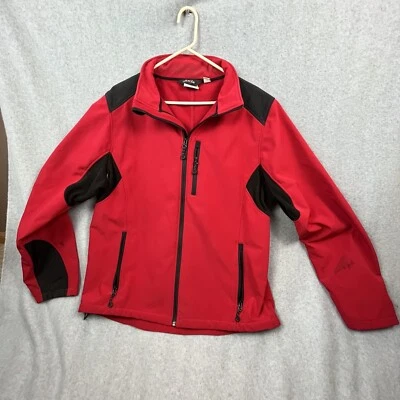 Black Diamond Softshell Jacket Coat Red w/Black Accents Fleece Lined men’s 2XL - Image 1 of 4