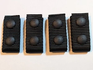 4 Pack Uncle Mike's Kodra Duty Nylon Web Snap Close Belt Keepers 2" Belt #88651 - Picture 1 of 3