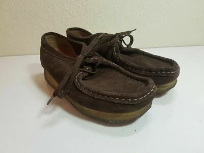 Clarks Originals Womens Wallabee Low Shoes Suede  Brown Lace Up Oxfords Size 6 - Image 1 of 4