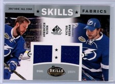 2017-18 SP Game Used '17 All Star Skills Dual Fabrics Kucherov / Hedman JERSEY
