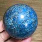 371G Natural Blue Apatite Ball Sphere Quartz Crystal Mineral Healing 25