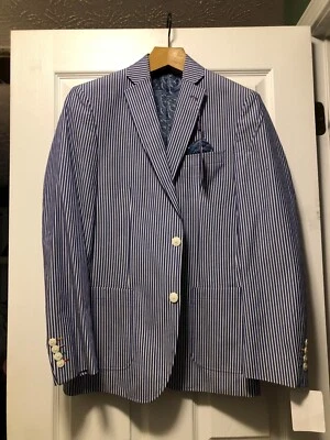 talla PEQUEÑO Hombre Nuevo 100% Algodón Doble Ventilación Deportivo Abrigo Chaqueta Blazer  Foto 1 de 4