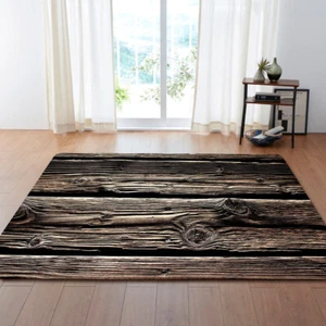 Alfombra de baño con estampado de madera alfombra dormitorio alfombra pasillo - Imagen 1 de 8