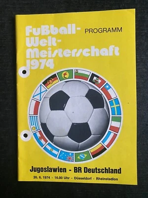 WM 1974 Deutschland - Jugoslawien, 26.06.1974 in Düsseldorf - Rheinstadion - Bild 1 von 4