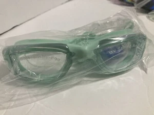 Swimming Goggles UV Anti-Fog Adult with Nose Clip & Ear Plugs - Picture 1 of 6