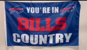 Buffalo Bills 3x5 ft Flag Banner Football ● FREE SHIPPING ● Bills Country - Picture 1 of 1