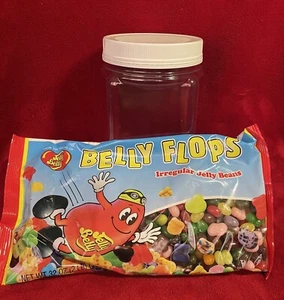 Jelly Belly Irregular Jelly Flops Variety Flavors Jelly Beans 2Lbs Bag with Tub - Picture 1 of 14