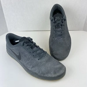 Nike Free SB Nano Shoes Skateboarding Mens Size 10 Black 724941-002 Suede Leathe - Picture 1 of 8