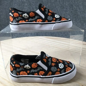 Tommy Bahama Shoes Toddler 8 Slip On Black Canvas Comfort Low Top Halloween - Picture 1 of 17
