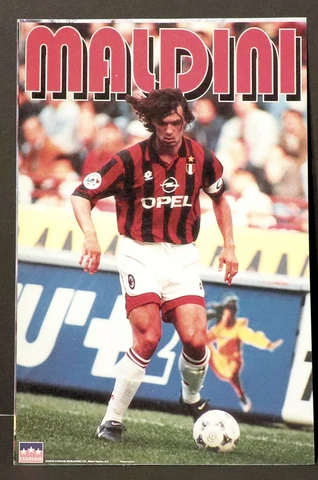 MALDINI SOCCER STARLINE MLS SOCCER MINI 3 1/4" x 5" INCHES RARE POSTER(g 6) Cover