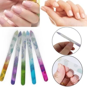 Pedicure Manicure Crystal Glass Nail Art Nail Sanding Polishing Tool Nail File - Picture 1 of 12
