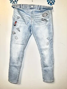 wonder Nation XL 14-16 emoji jeggings - Picture 1 of 5