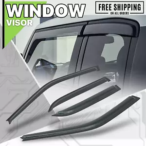 Smoke Window Visor Shade Vent Wind Rain Deflector Guard fit 84-92 Toyota Corolla - Bild 1 von 6