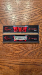 G.Skill F4-2400C15D-8GIS Aegis DDR4 DDR4-2400 CL15-15-15-35 1.20V 8GB (2x4GB) - Picture 1 of 2