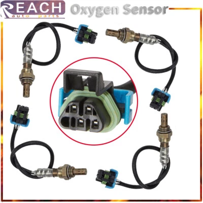 4pcs Upstream+Downstream Oxygen Sensor For 2010 -2012 Chevrolet Equinox V6 3.0L - Image 1 of 4