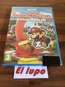 PAPER MARIO COLOR SPLASH NEUF SOUS BLISTER NINTENDO WII U VERSION FRANCAISE - Picture 1 of 2