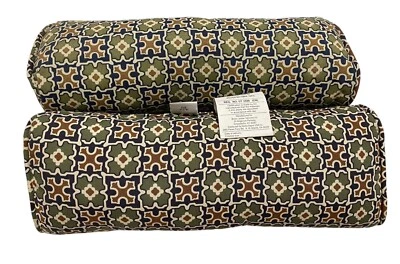 "2 almohadas decorativas lumbar Hampton Bay Fall River Pattern 18"" *Leer" Foto 1 de 4
