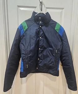 Vintage 70's 80's ROFFE Ski Wear Coat Winter Down JACKET Men's Large USA Made - Picture 1 of 14