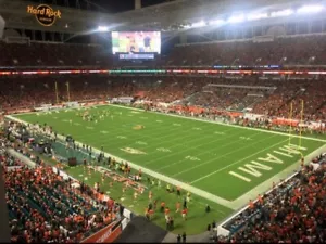 1-7 TICKETS MIAMI HURRICANES vs SYRACUSE ORANGEMEN 11/8- UPPER CORNER FRONT ROW - Picture 1 of 1