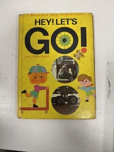 Vintage Buch - Hey! Let's GO 1966 Western Publishing Co Colorful Story of Wheels - Bild 1 von 6