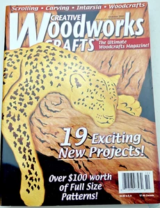 Scroll Saw Patterns Included! Creative Woodworks & Crafts Issue #80- 2001- NEW - Picture 1 of 1