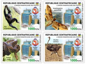 Central Africa - 2023 Pan-African Postal Union - Set of 4 Stamps - CA230644a1 - Picture 1 of 1