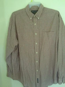 MENS ABERCROMBIE & FINCH PLAID DRESS SHIRT SHIRT L - Picture 1 of 3