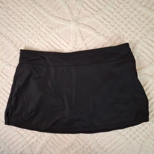 Sonoma Damengröße 8 Schwimmen Rock Unterteil schwarz Pull-On mit angenähtem Höschen - Bild 1 von 7