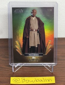 2025 Topps Disney Genesis Mace Windu Gold 11/50 #13 Star Wars - NM ! - Picture 1 of 6