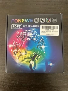50Ft LED Strip Lights, Smart Light with App Remote Control, LED Strip Lights - Picture 1 of 4